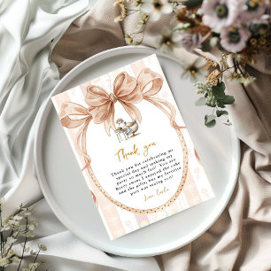 Fall cutie Paj Baby Shower Tack för ditt kort