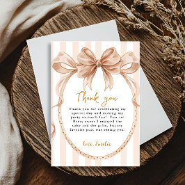 Fall cutie Paj Baby Shower Tack för ditt kort