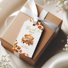 Fall Cutie Pie Baby Shower Presentkort Presentetikett