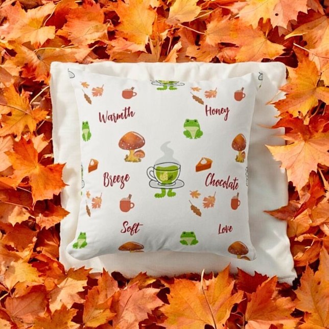 Fall design : autumn cozy decoration  kudde (Skapare uppladdad)