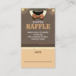 Fall Diaper Raffle Biljett Tilläggskort