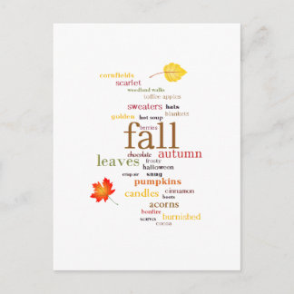Fall Dreams Vykort