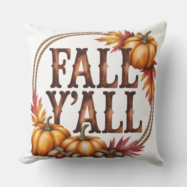 Fall du alla unika hösten  kudde (Framsida)