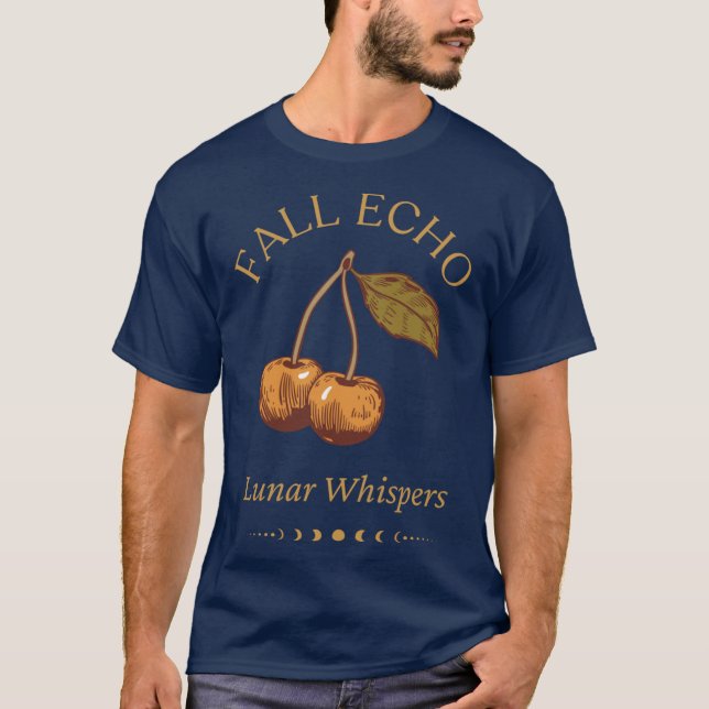 FALL ECHO Lunar Whispers Autumn Echo and Lunar Mys T Shirt (Framsida)