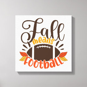 Fall Elak Football Canvastryck