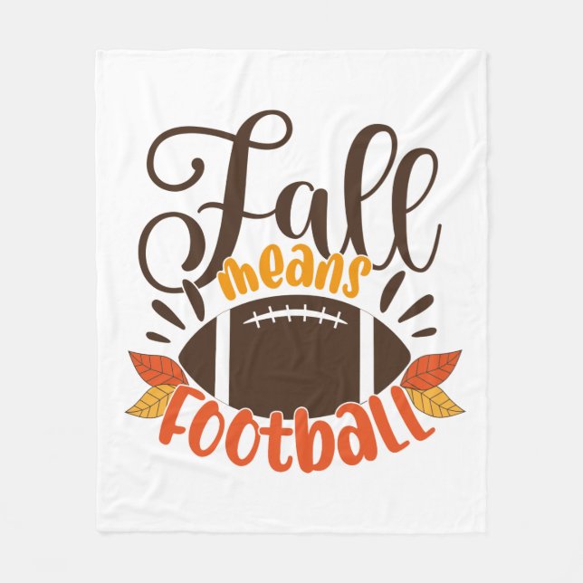 Fall Elak Football Fleecefilt (Framsidan)