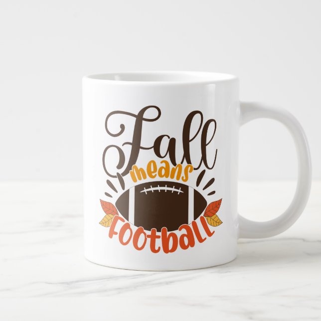 Fall Elak Football Jumbo Mugg (Höger)