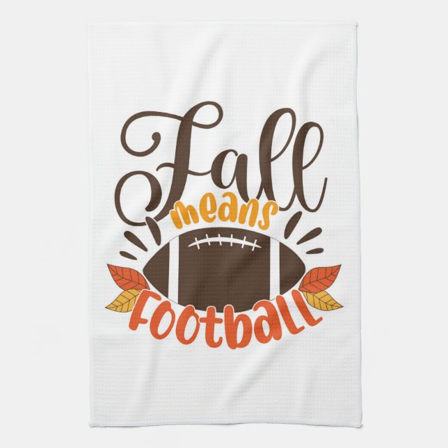 Fall Elak Football Kökshandduk (Vertikal)