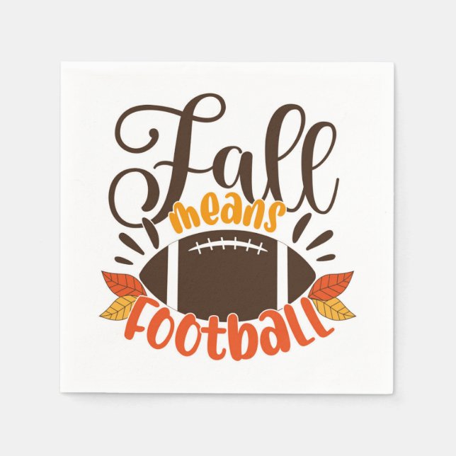 Fall Elak Football Pappersservett (Framsidan)