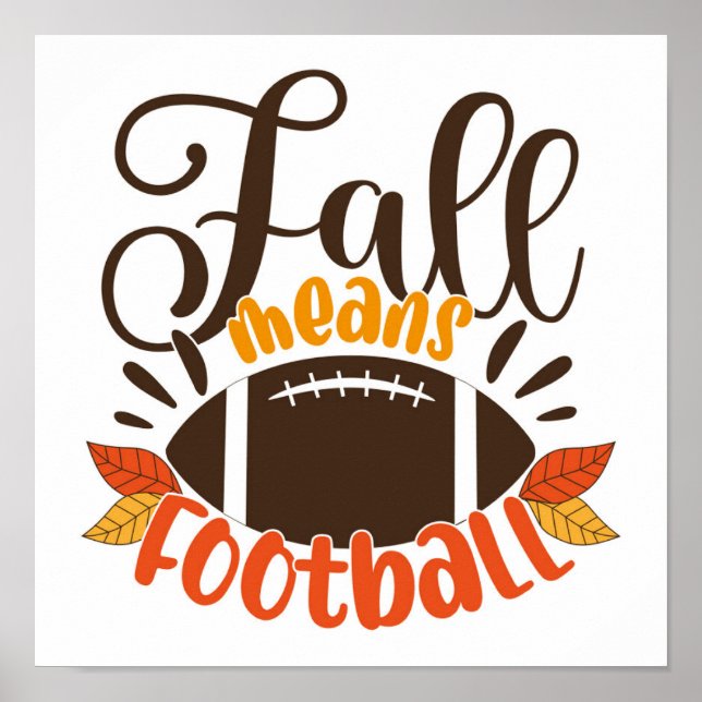 Fall Elak Football Poster (Framsidan)