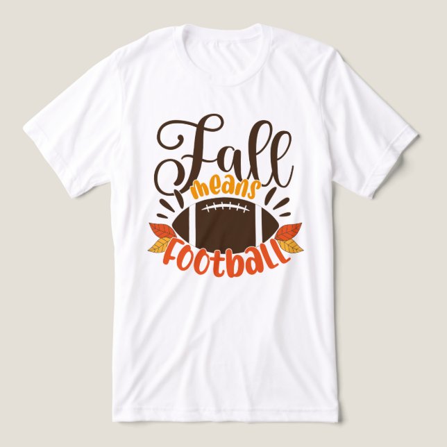 Fall Elak Football T Shirt (Design Framsida)