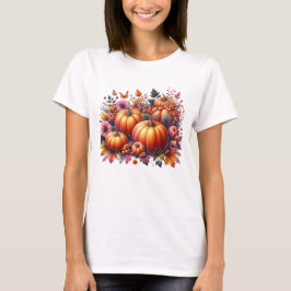 Fall eller Thanksgiving temat dam T Shirt