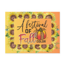 Fall en festival i höstThanksgivingen i färg