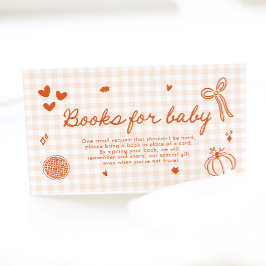 Fall en liten Paj-babyskor Bokar för Baby. Tilläggskort