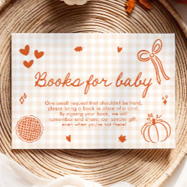 Fall en liten Paj-babyskor Bokar för Baby. Tilläggskort