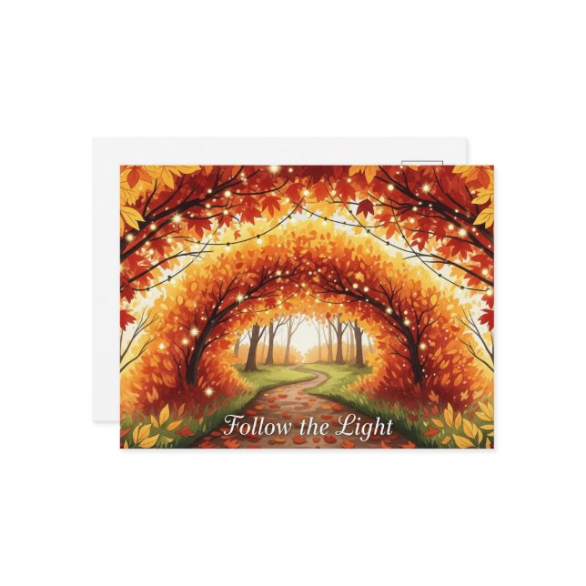 Fall Equinox Vykort (Fram/Back In Situ)