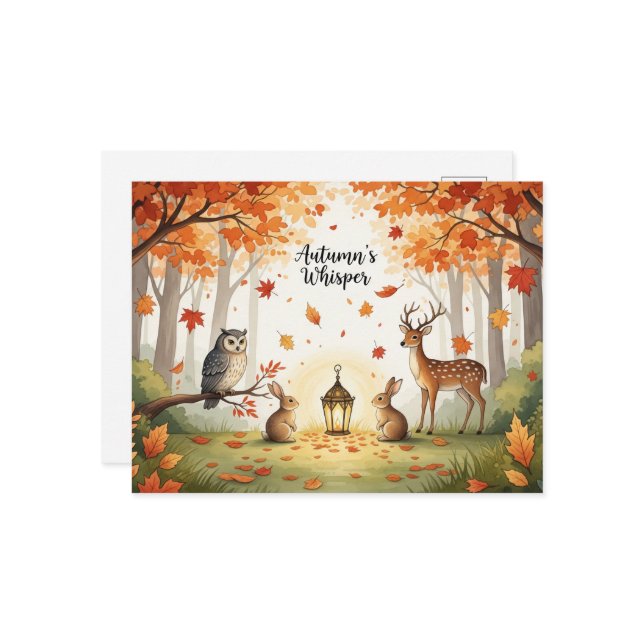 Fall Equinox Vykort (Fram/Back In Situ)