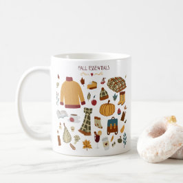Fall Essentials Digital Teckning Kaffemugg
