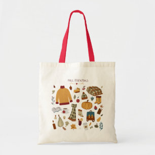 Fall Essentials Digital Teckning Tygkasse