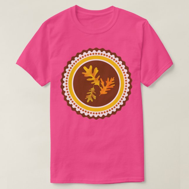 Fall-etikett T Shirt (Design framsida)