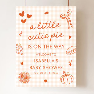 Fall ett litet välkomsttecken för Paj-babyskor av Poster