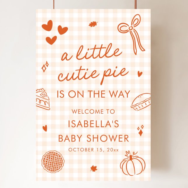 Fall ett litet välkomsttecken för Paj-babyskor av  Poster (Skapare uppladdad)