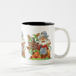 Fall Fågelskrämma Helgdag kaffe mugg