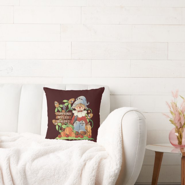 Fall Fågelskrämma säsong dekorativ kudde (Soffa)