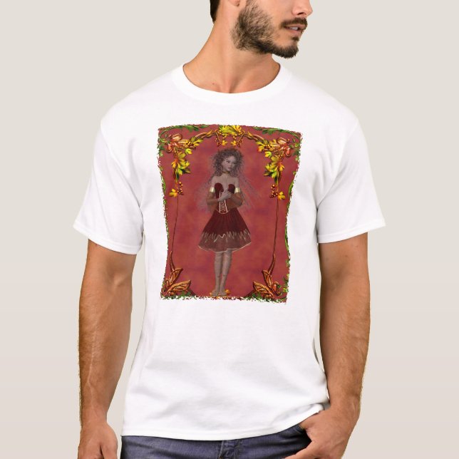Fall Fairy Design 2 - Fantasy T-Shirt (Framsida)
