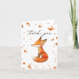 Fall Fairy First Birthday Tack med Fox