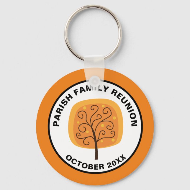 Fall Family Reunion Souvenir KeepsakKeychain Nyckelring (Framsida)