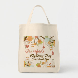 Fall Fantasy Blommigt Bröllopsdag Survival Kit Bag Tygkasse