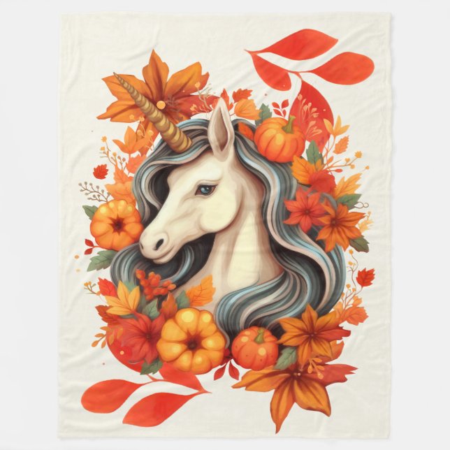 Fall Fantasy Fleece Blanket (Framsidan)