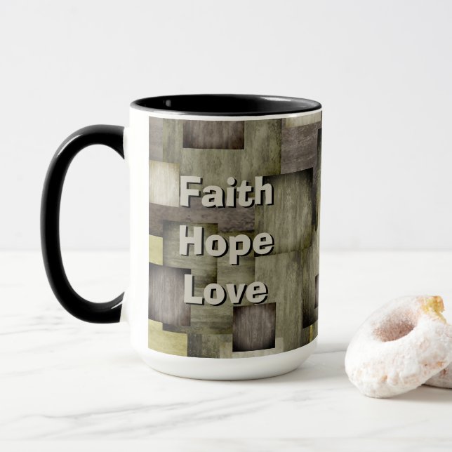 Fall Färg-block Mugg (Med munk)