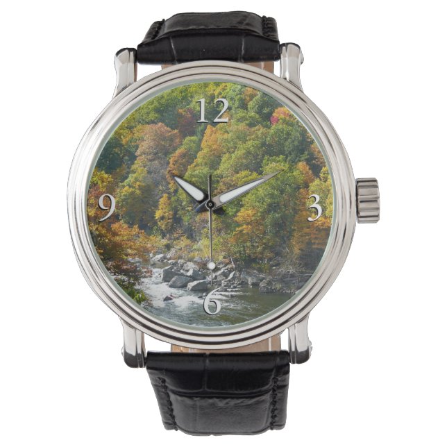 Fall Färg i Ohiopyle State Park Armbandsur (Framsida)