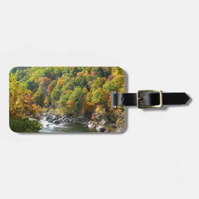 Fall Färg i Ohiopyle State Park Bagagebricka (Horisontell Framsida)