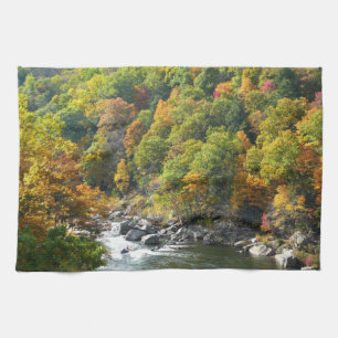 Fall Färg i Ohiopyle State Park Kökshandduk