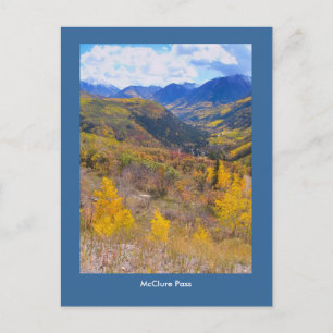 Fall Färg på McClure Pass Postcard Vykort