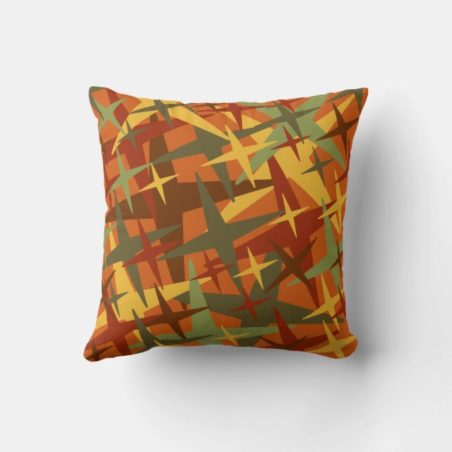 Fall Färg Roligt med stjärnor Kudde (Baksida)