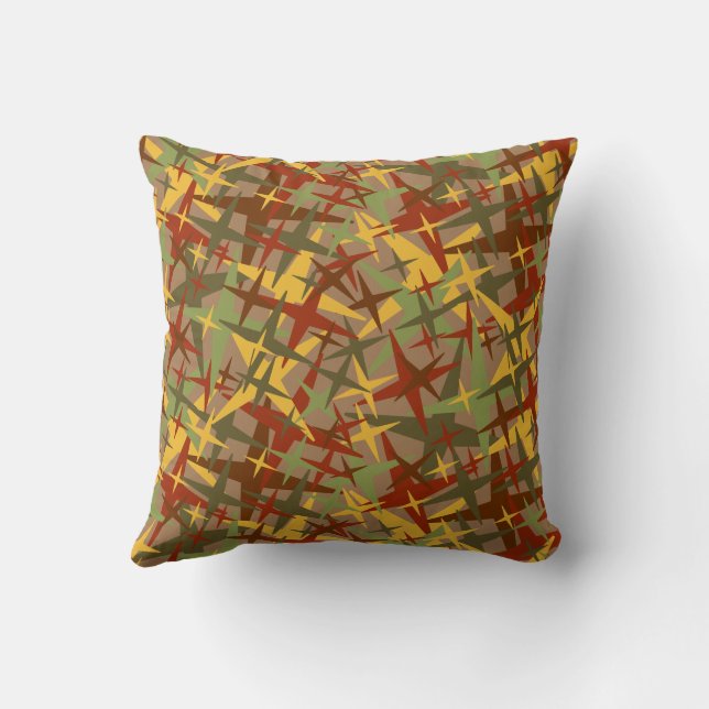 Fall Färg Roligt med stjärnor Kudde (Baksida)