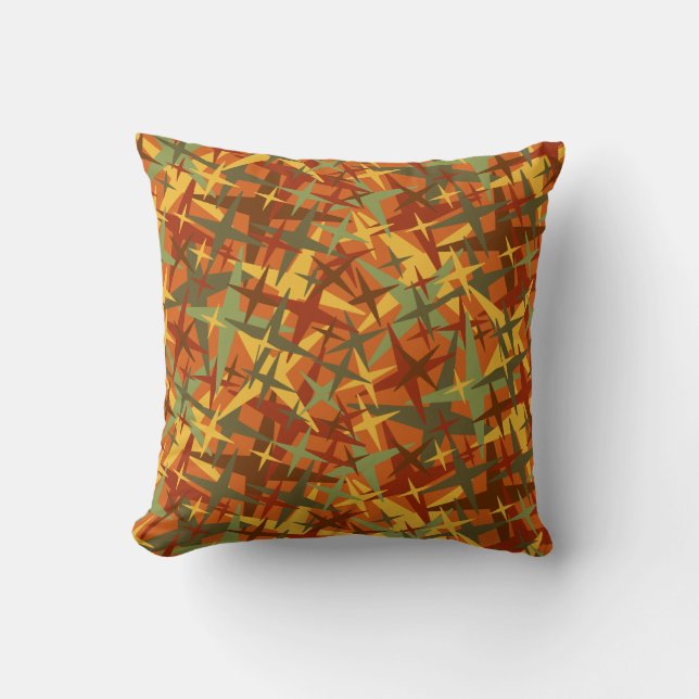 Fall Färg Roligt med stjärnor Kudde (Framsida)