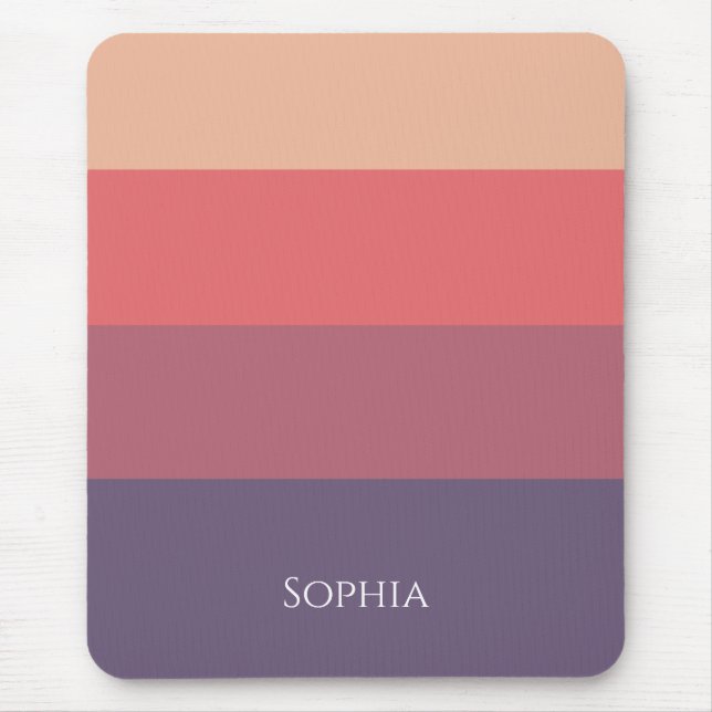 Fall Färgad Rand- Musmatta (Framsidan)