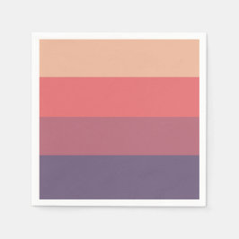 Fall Färgad Rand- Pappersservett