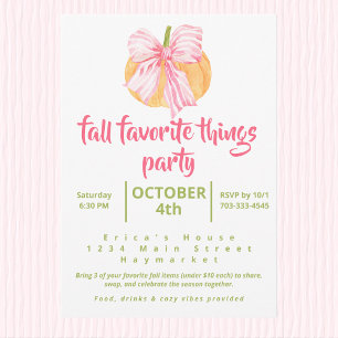 Fall Favorite Sak Party Coquette Pumpkin