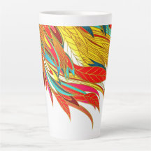 Fall Feather elegant färglös abstrakt art