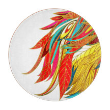 Fall Feather elegant färglös abstrakt art