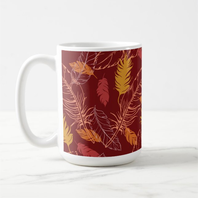Fall Feathers Coffee Mug Kaffemugg (Vänster)