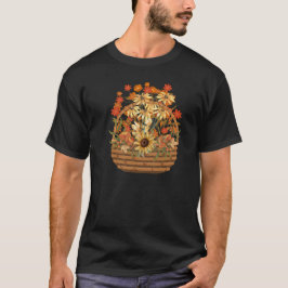 Fall Flower Basket T Shirt