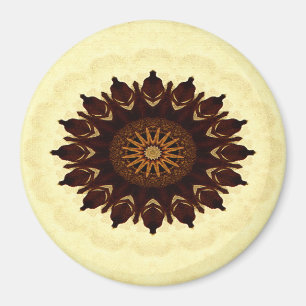 Fall Flower Mandala..... Magnet