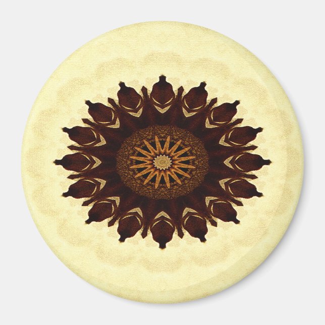 Fall Flower Mandala..... Magnet (Framsidan)